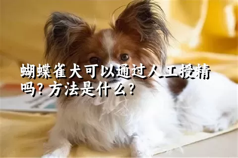 蝴蝶雀犬可以通过人工授精吗？方法是什么？