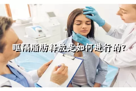 眶隔脂肪释放是如何进行的？