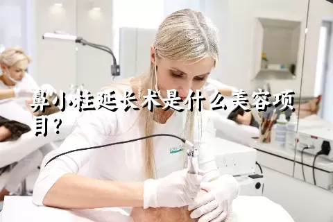 鼻小柱延长术是什么美容项目？