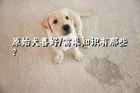 原始犬喜好/需求知识有那些？