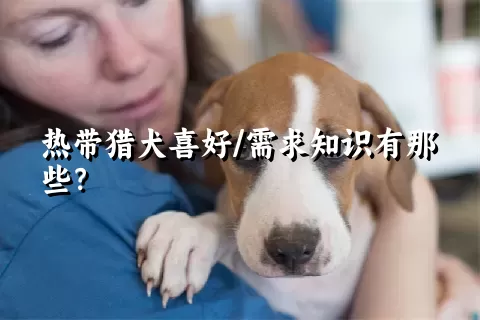 热带猎犬喜好/需求知识有那些？