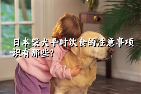 日本柴犬平时饮食的注意事项识有那些？ 